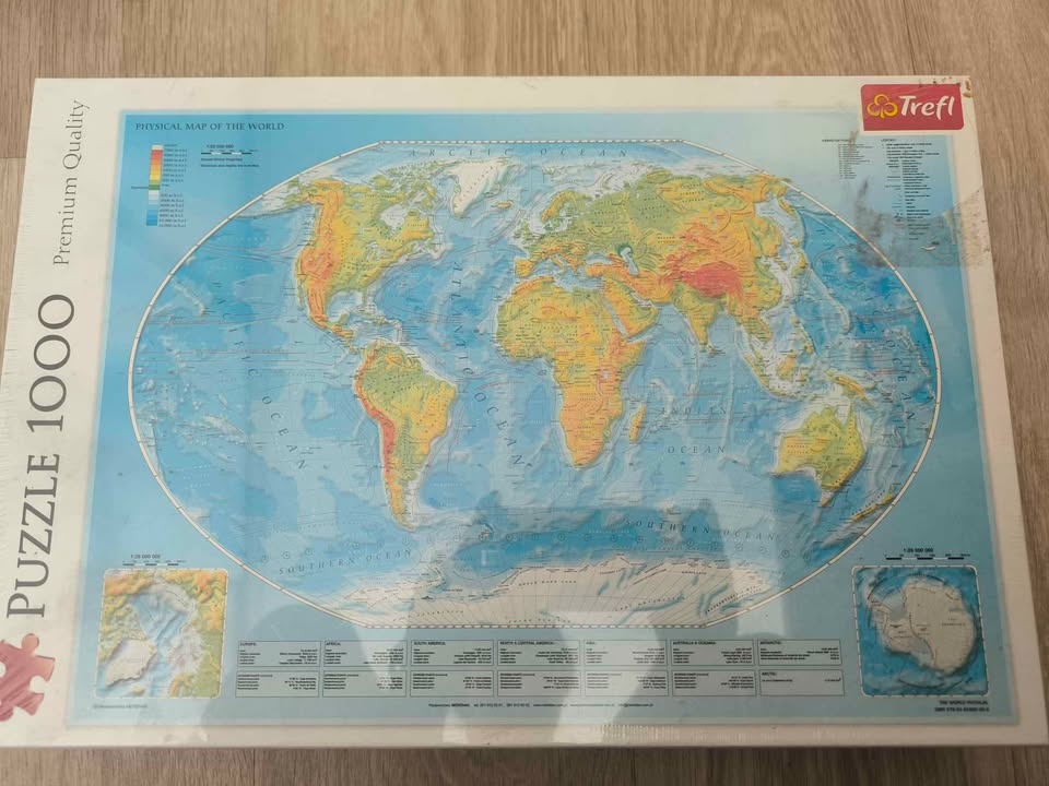 Nové Puzzle Mapa světa