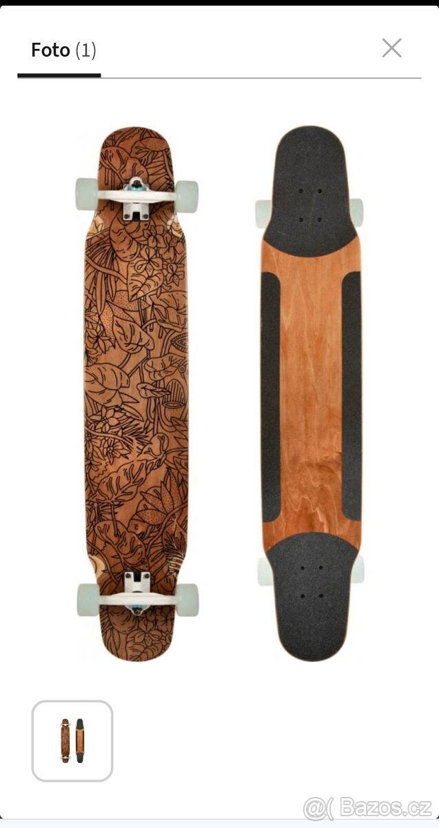 Longboard určený na dancing 117x22,3 cm