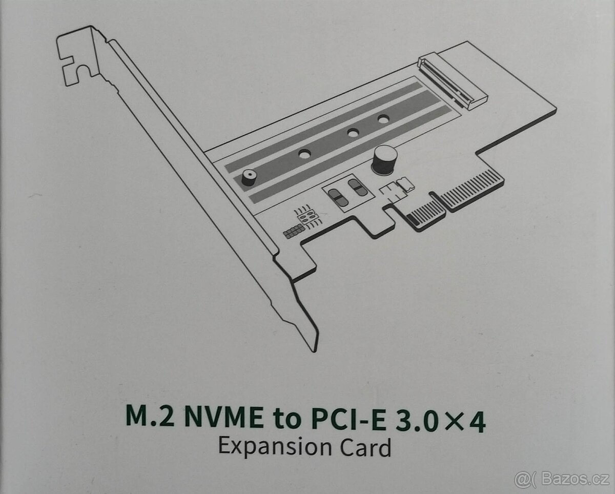 32 Gb/s M.2 NVME PCIe 3.0 x4 řadiče