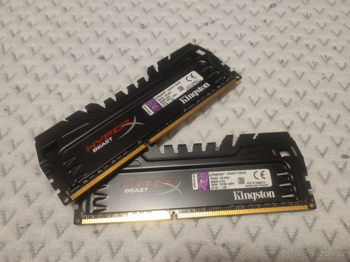 Kingston HyperX Beast 8GB (2×4 GB) DDR3 2400 MHz CL11