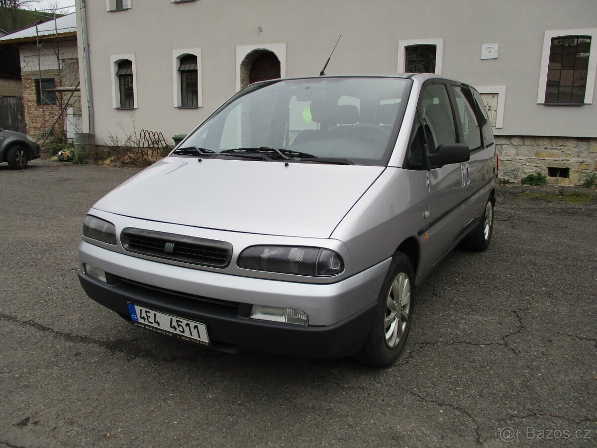 FIAT ULYSSE 2.0 JTD - 7 míst, tažné zařízení,pěkný stav