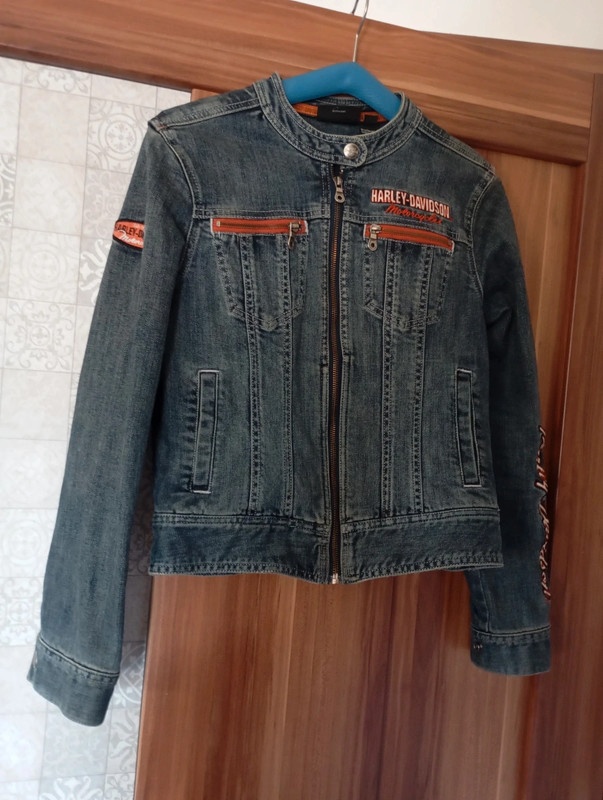 jeansová bunda harley Davidson vel.S