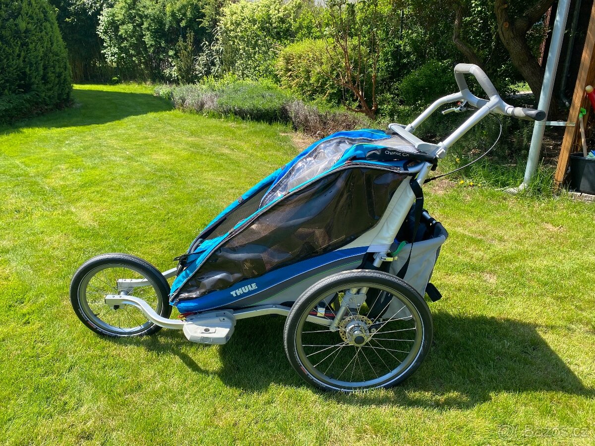 Prodám Thule Chariot CX1 (2017) – sportovní vozík za kolo a