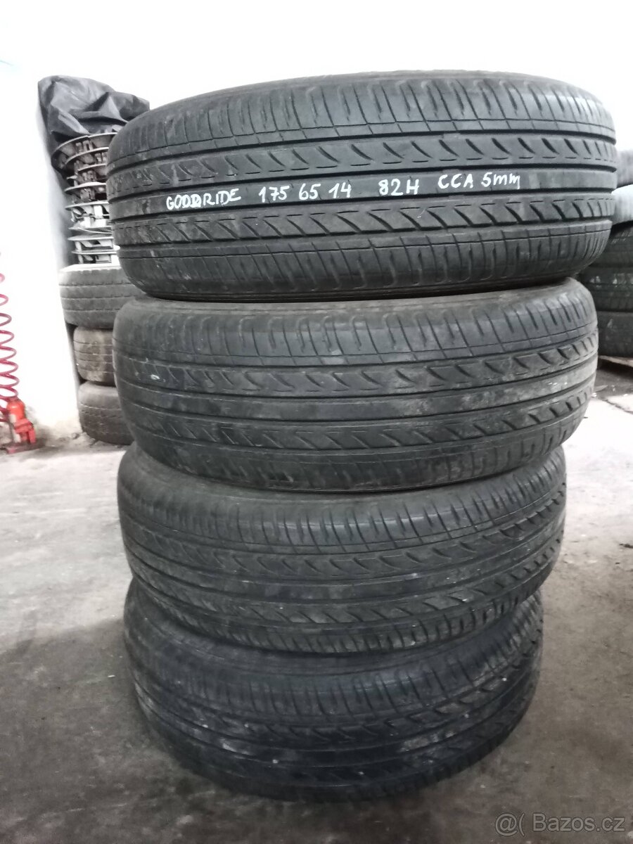 Sada letních ALU kol Škoda CITIGO + pneu Goodride