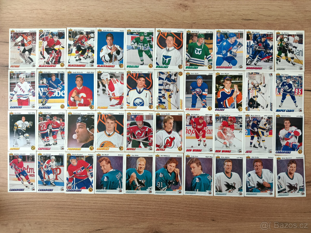 Hokejové karty Upper Deck 90/91