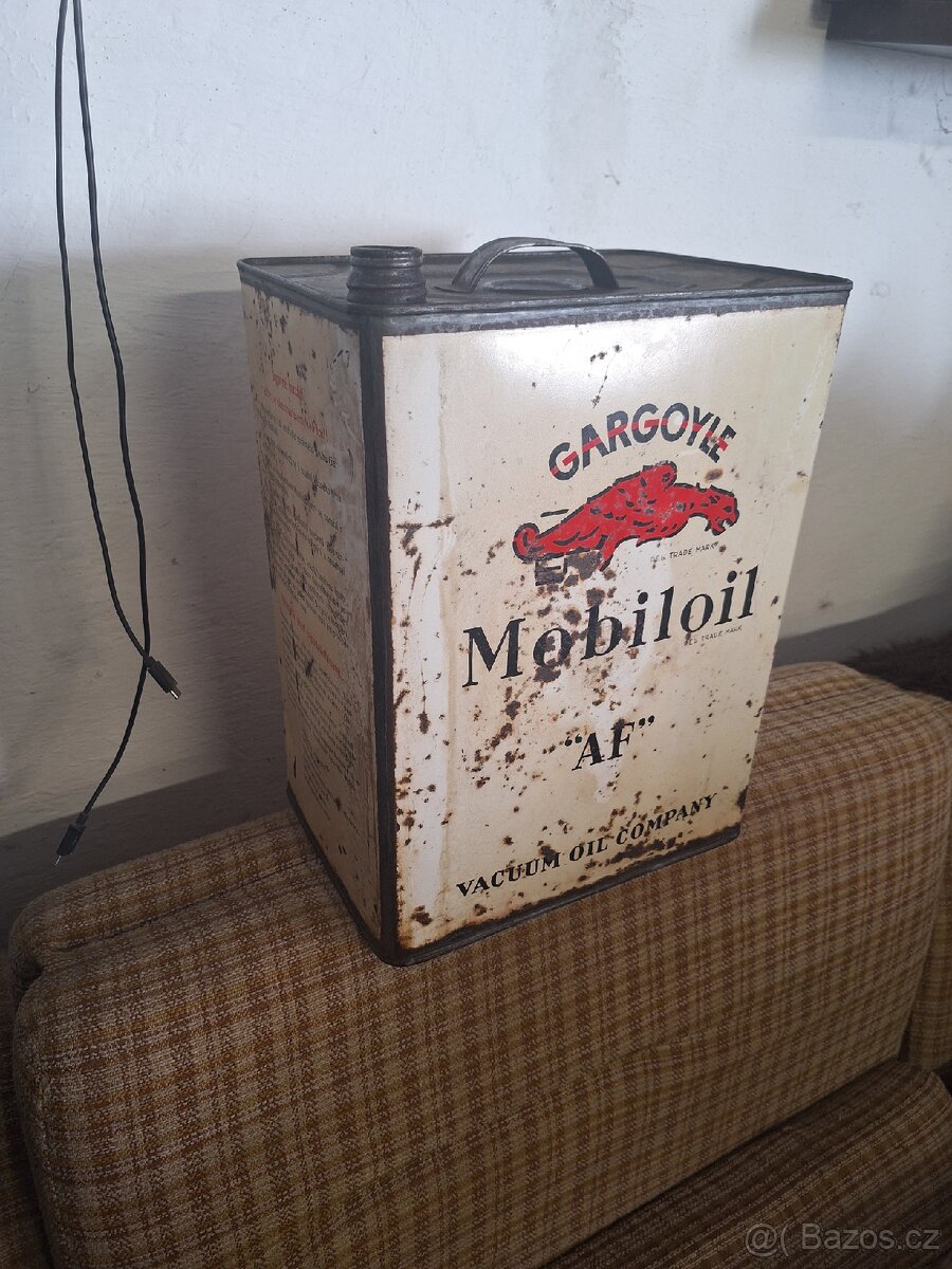 Mobiloil obrovská plechovka