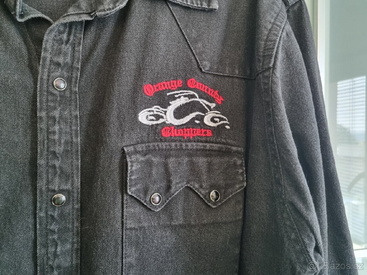 Original džínová košile Orange County Choppers XL