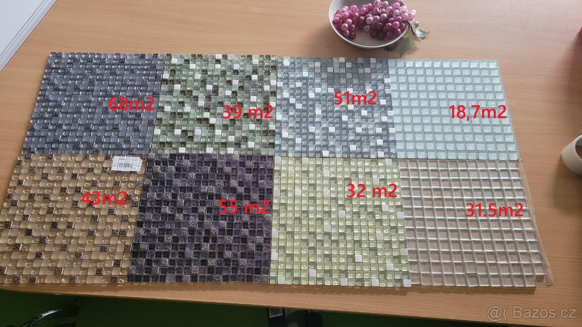 prodám luxusní skleněnou mozaiku