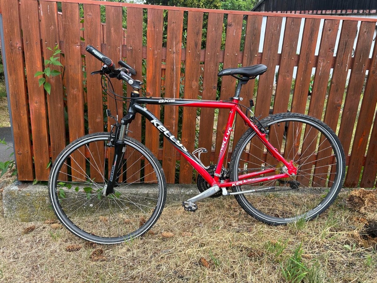 Prodám kolo Kellys Axis (21") red/black