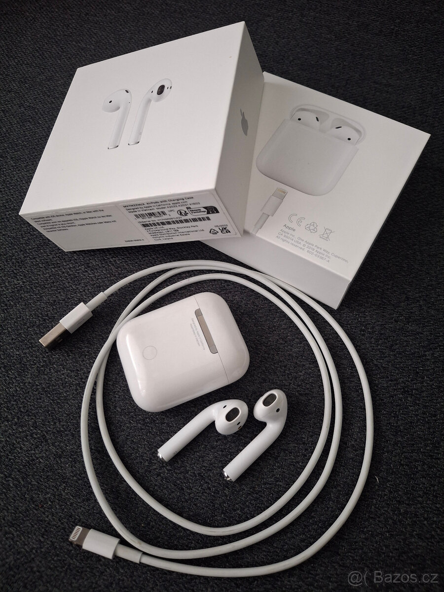 Apple airpods bezdrátová sluchátka