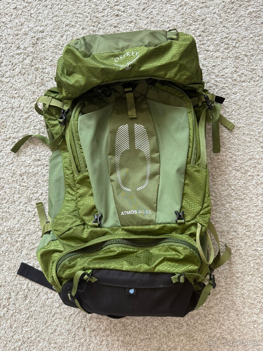 Batoh Atmos AG 65 zelený