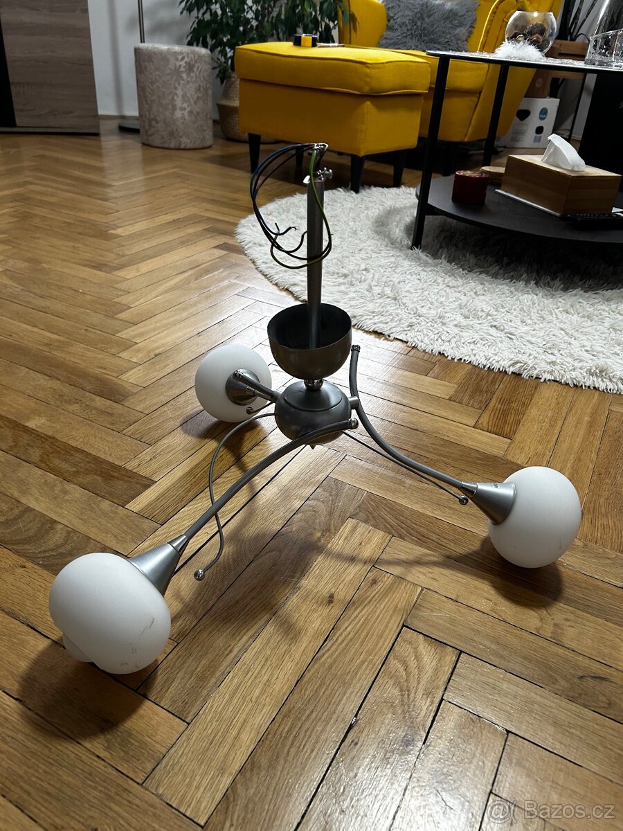 Lustr + stojací lampa