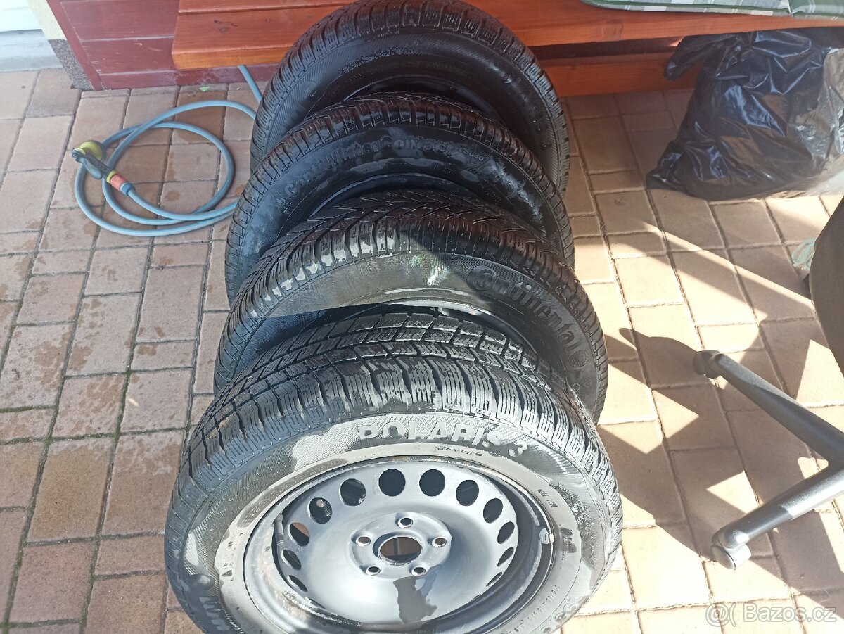 Škoda Octavia 2 - plechové disky 5x112 15