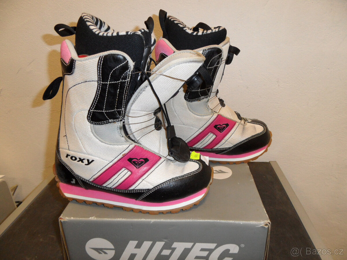 snowboardové boty Roxy s boa kolečkem vel. 37