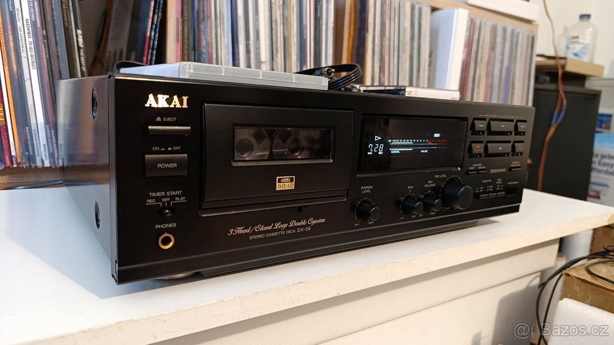 AKAI DX-59 Cassette Deck + DO/ 3Head/ Dual Capstan