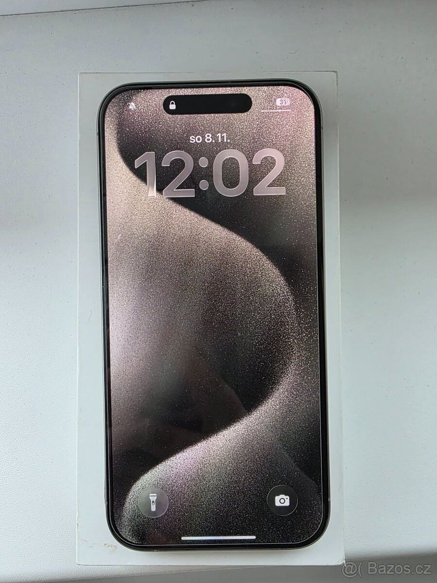 Apple iPhone 15 Pro 128GB přírodní titán