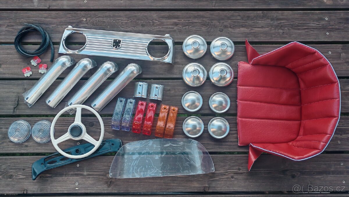 Náhradní díly na šlapací autíčko Moskvič