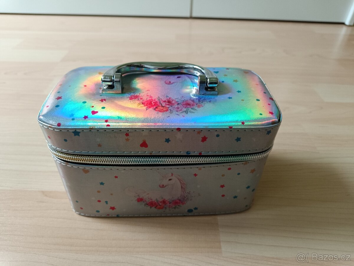 Dětský kosmetický kufřík se zrcátkem