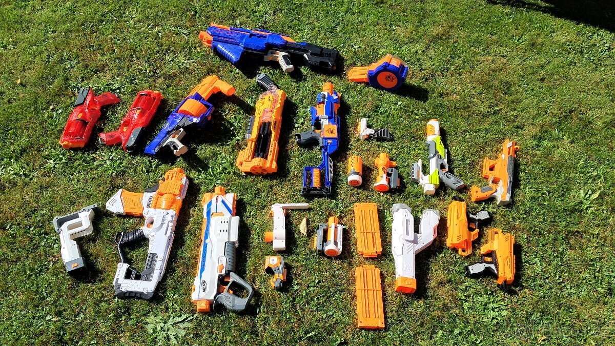 NERF zbraně/pistole