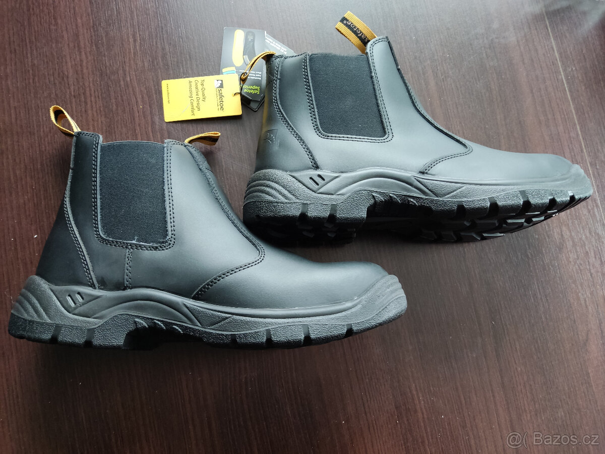 S3 pracovní boty s ocelovou špičkou M8025, velikost EU46