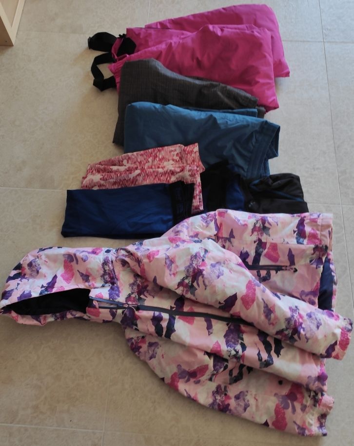 Sada zimního dívčího oblečení 128 -134