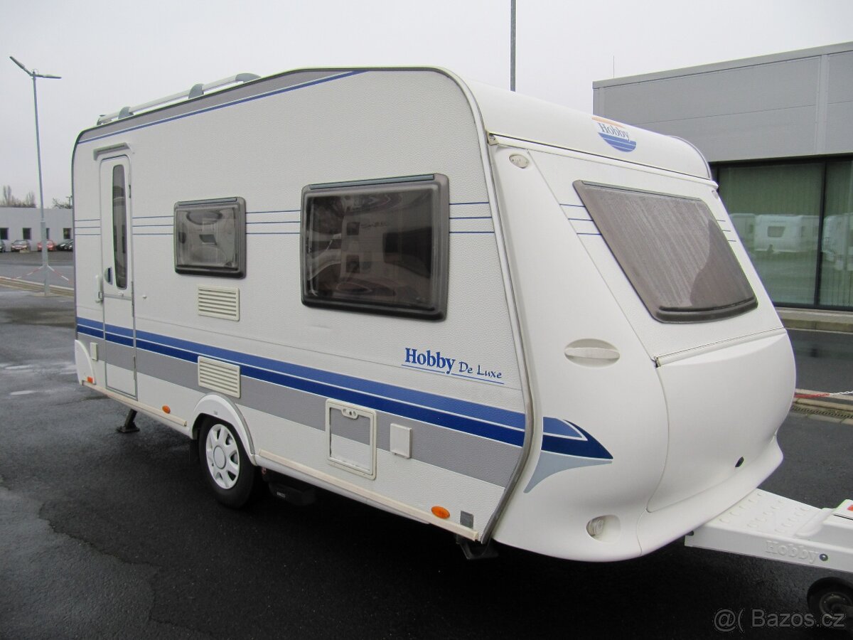 Prodám karavan Hobby 440 sf,model 2008 + mover + předstan.