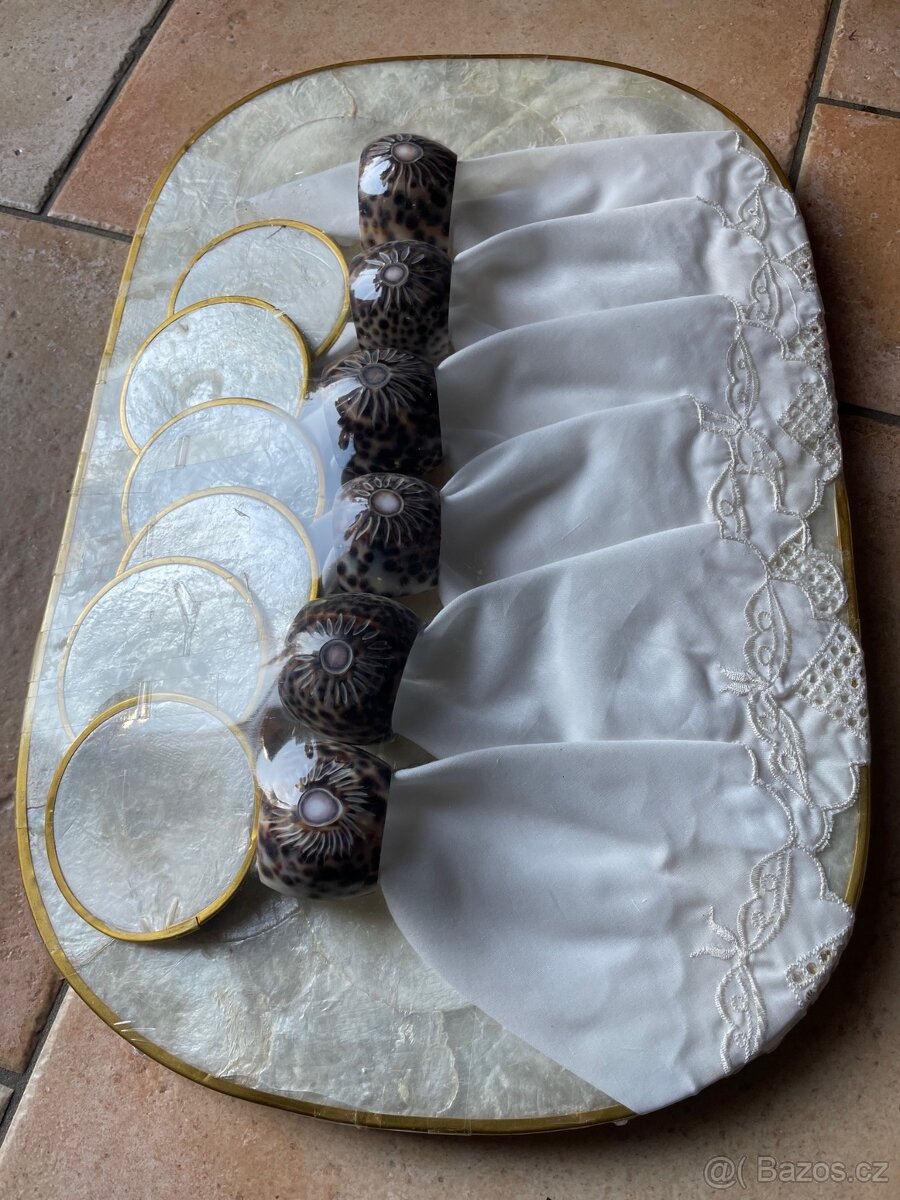 Filipínská sada prostírání s perletí