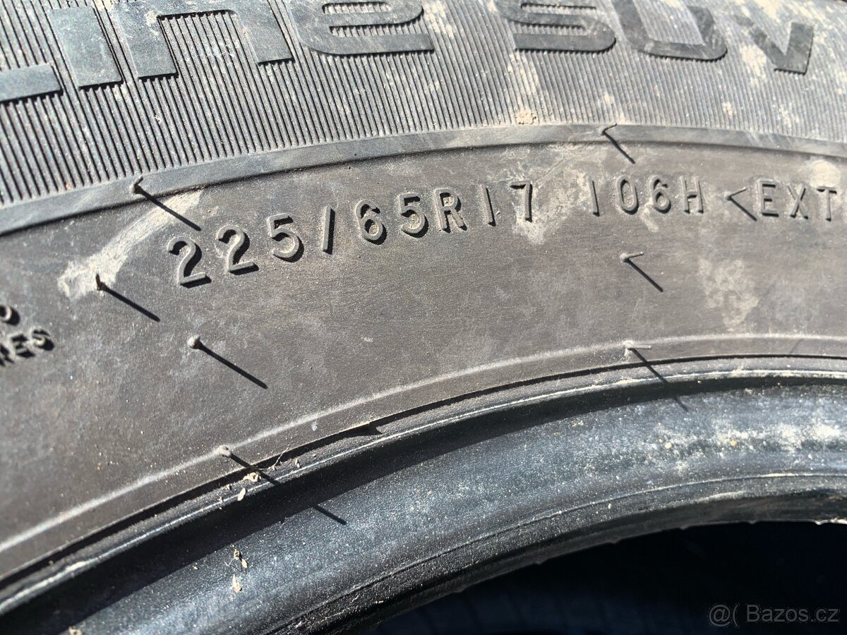 Prodám letní pneu Nokian line suv R17 225/65R17