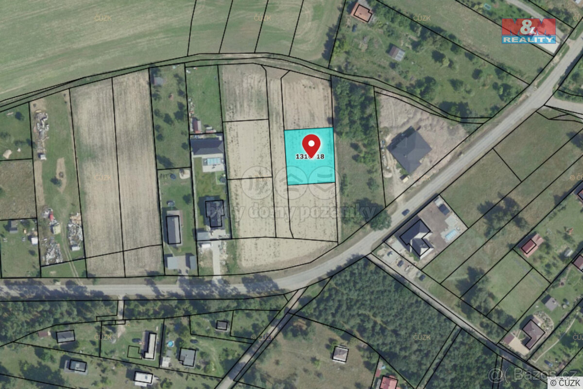Prodej pozemku k bydlení, 974 m², Hradištko