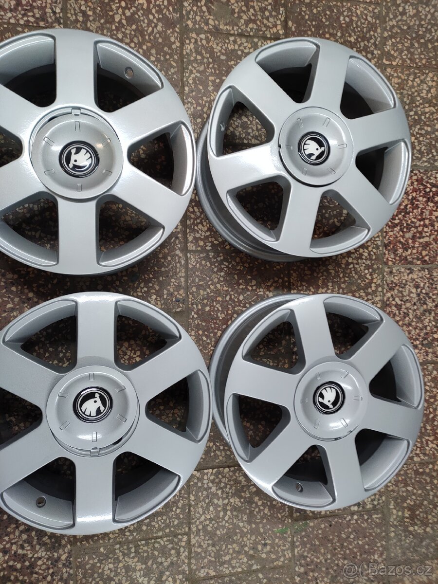 ALU disky originál Škoda 5x112 r16