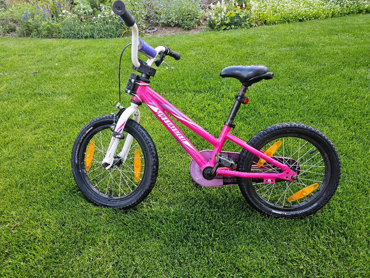 Dětské kolo Specialized Hotrock 16'' fialovo-bílé