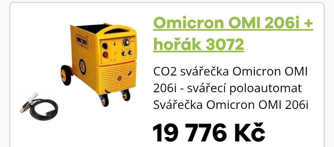 Svářečka CO2, nebo multifunkční s mig mag
