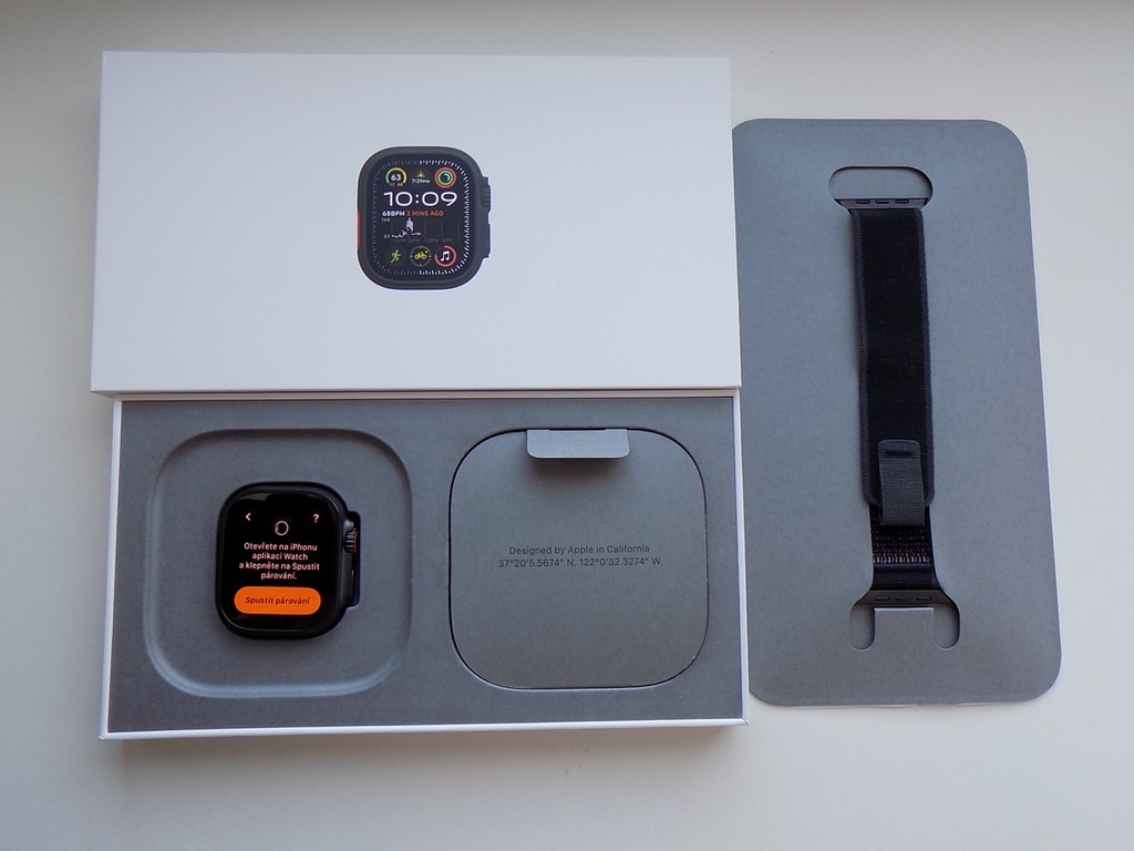 Apple Watch Ultra 2 (2024) + Cellular Černý titan - ZÁRUKA