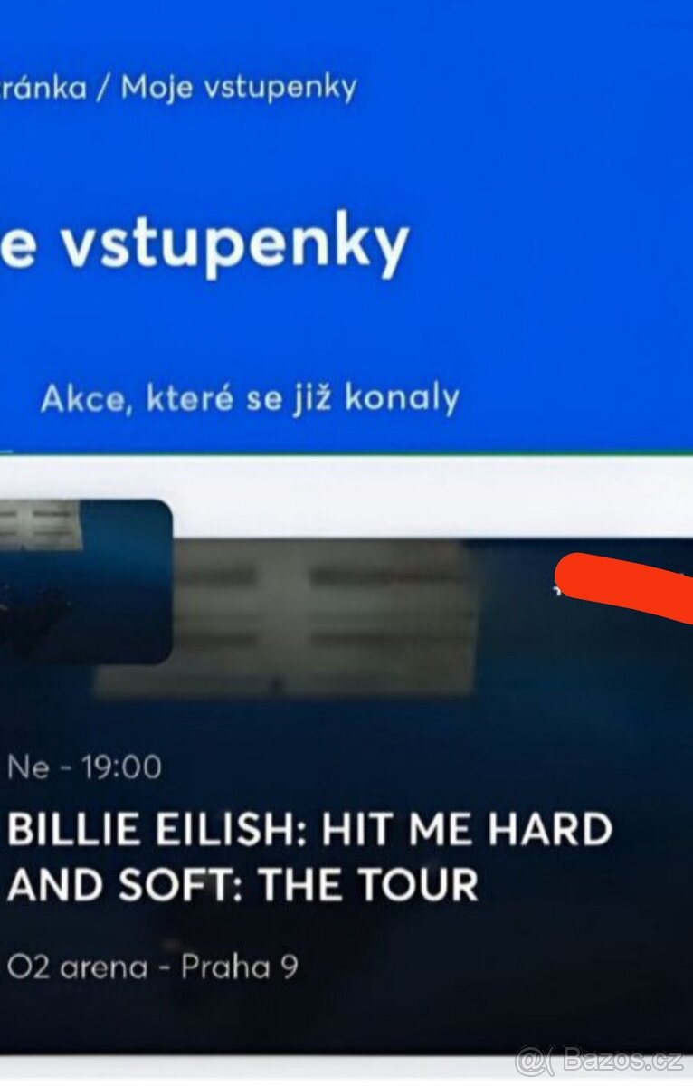 2x billie eilish praha 1.6.25 sektor