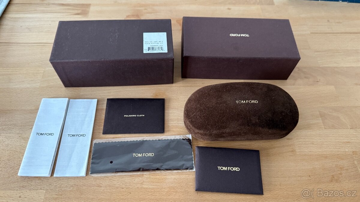 Originální pouzdro na brýle TOM FORD - kompletní balení