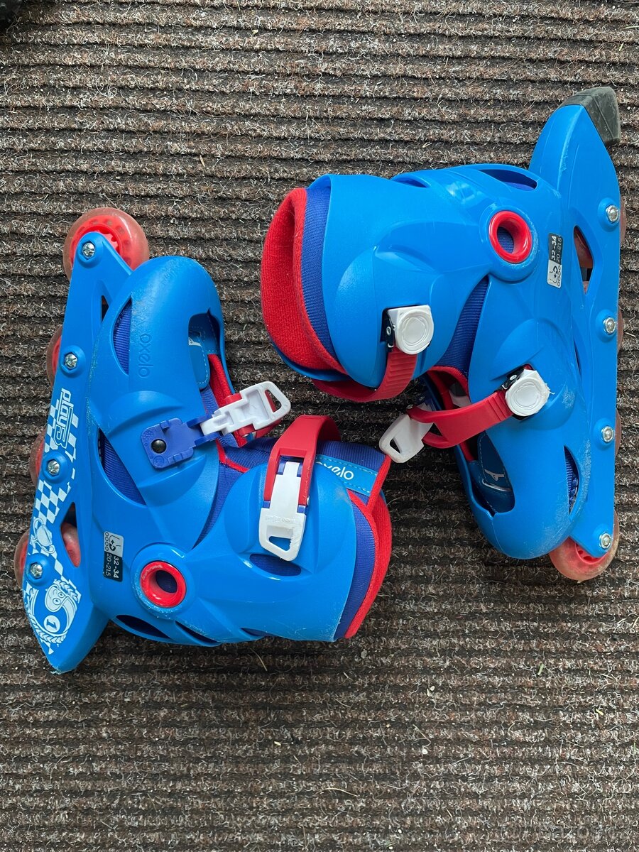 Dětské kolečkové brusle zn.Oxelo vel.32-42