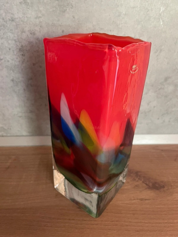 Luxusní váza z hutního skla - Art Glass PRINC