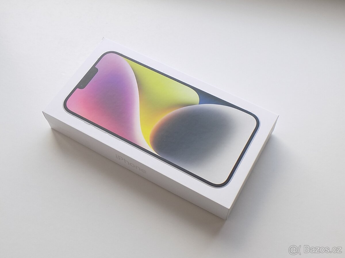 APPLE iPhone 14 128GB Starlight - ZÁRUKA - NOVÝ