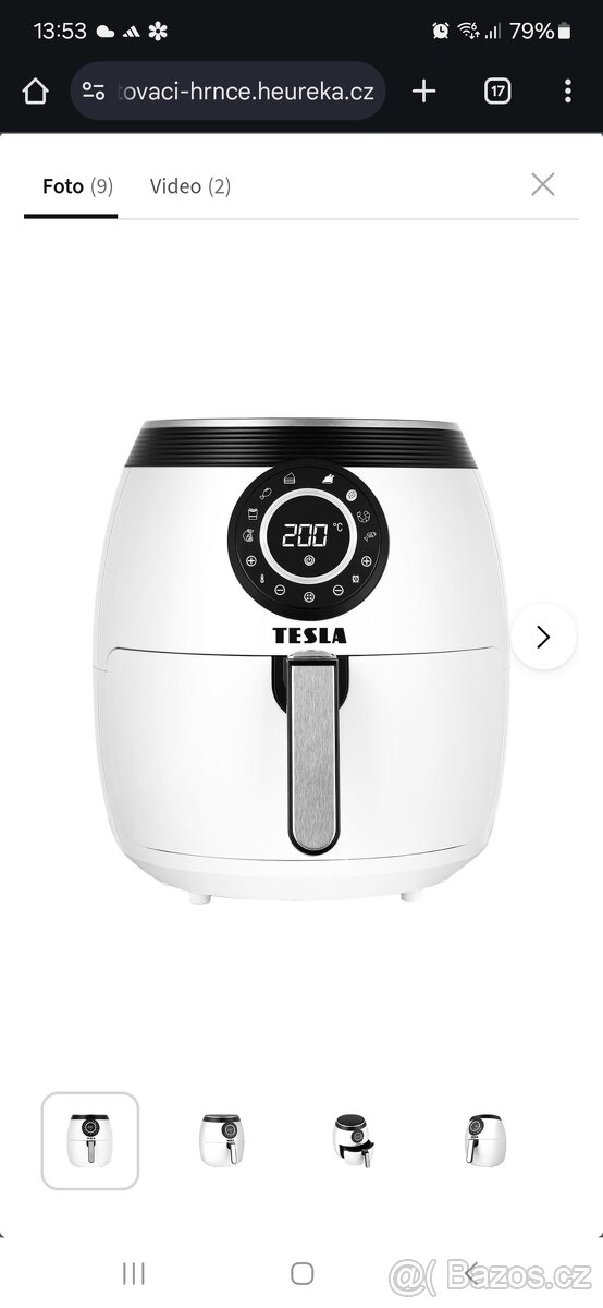 Horkovzdušná fritéza- TESLA AIRCOOK Q50 XL