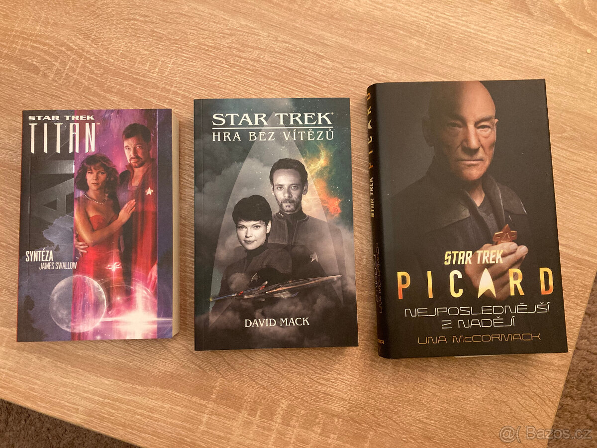 Star Trek - 3 knihy, nové