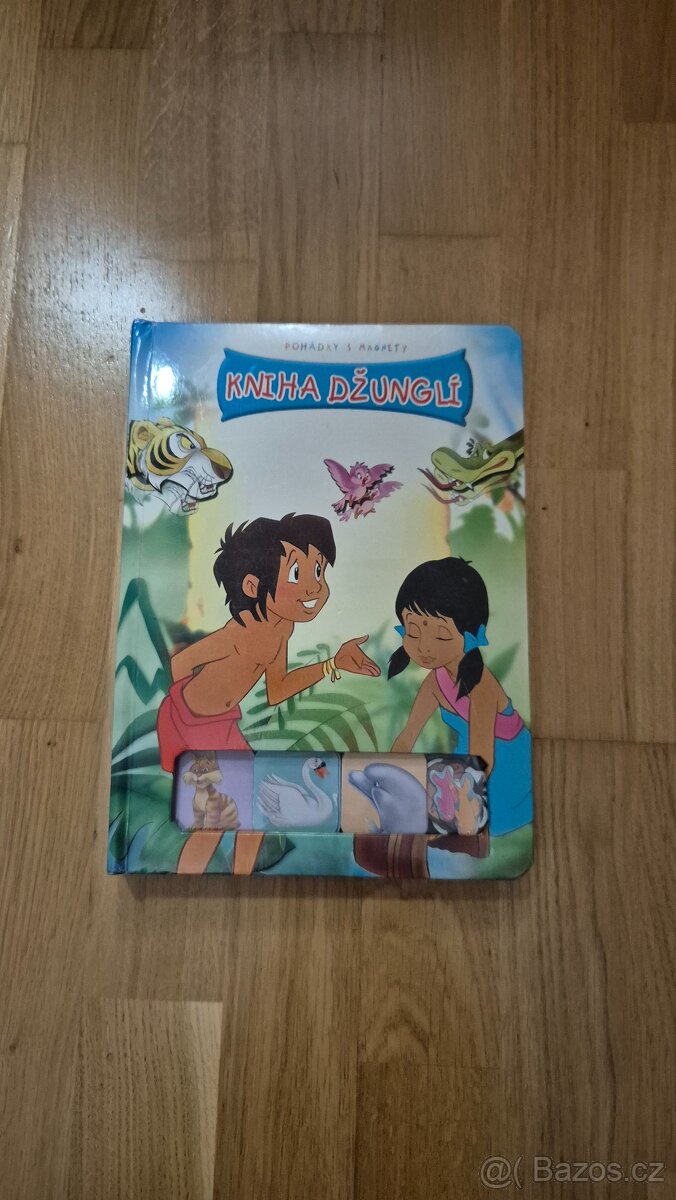 Kniha džunglí - leporelo s magnety