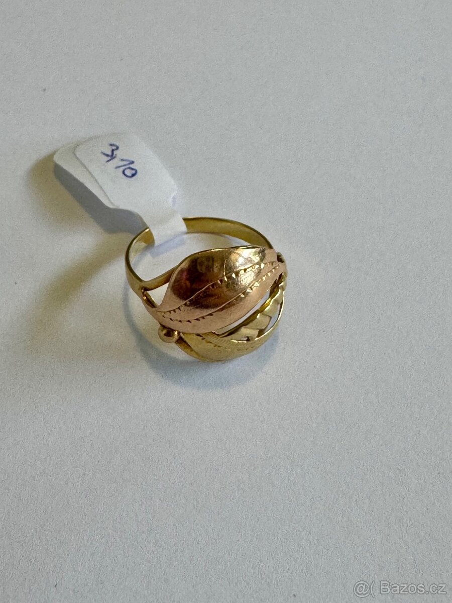 Zlatý prstýnek 14k 585/1000