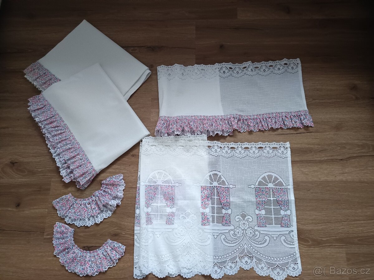 Záclona na okno rozměr š. 120 x v. 150 cm