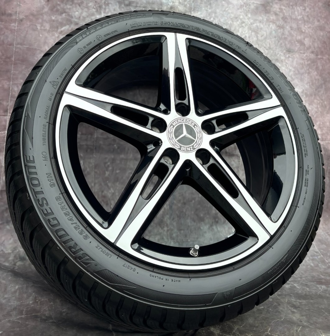 Originální Alu kola 5x112 Mercedes-Benz Cla 225/45/18 TOP