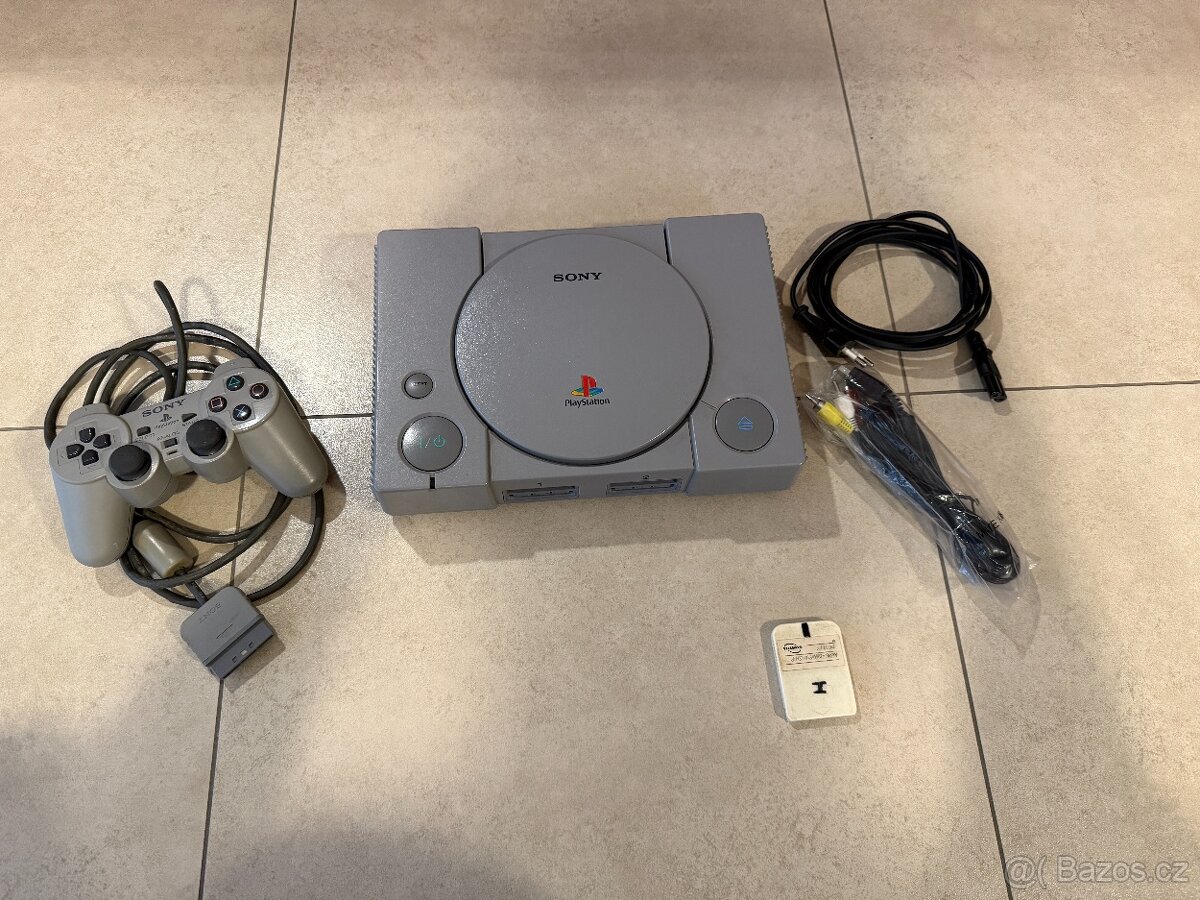 Playstation 1 scph-7502 ČIP, OVP, PAL