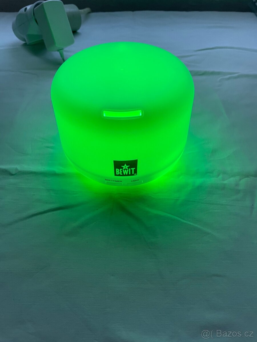 BEWIT aroma difuzér 4v1 – zvlhčovač, aromaterapie, LED lampa