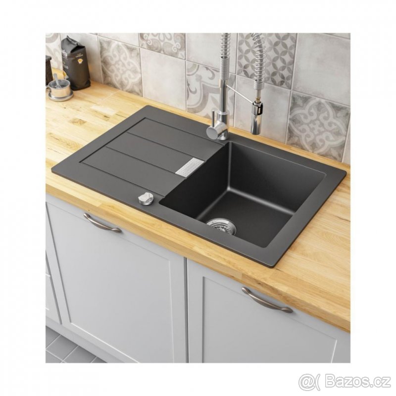 Dřez Franke Tectonite černý