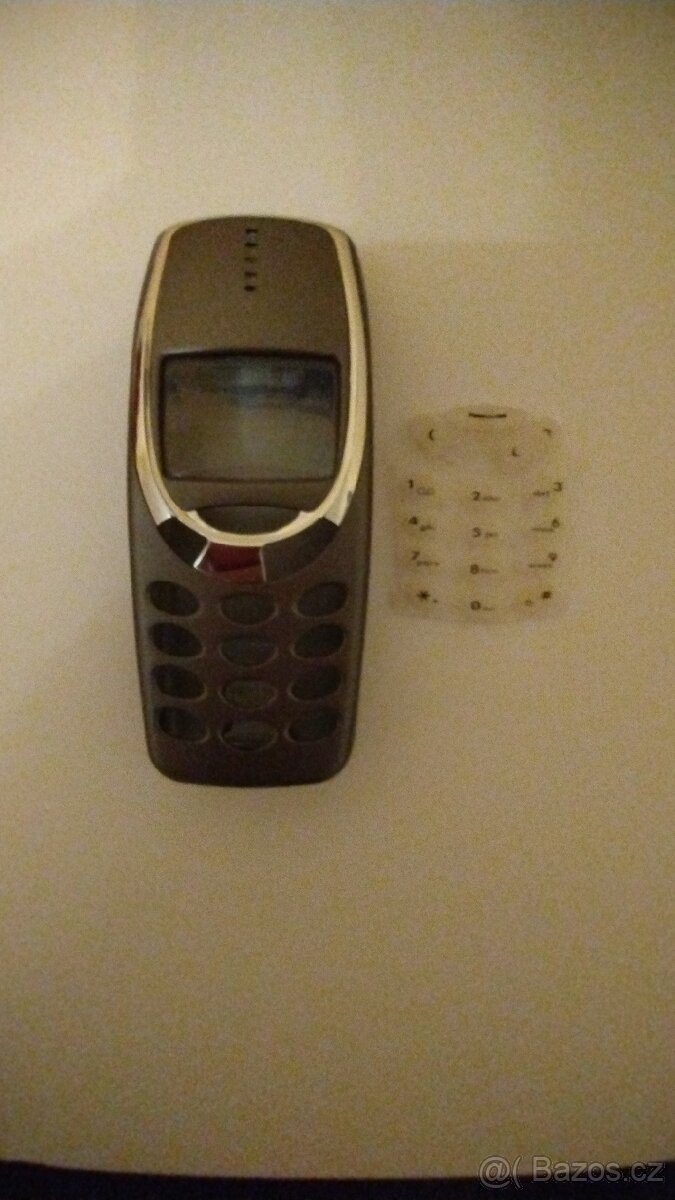 📱 KRYT NOKIA 3310, 3330📱 SILVER ⭐ TLAČÍTKA ⭐