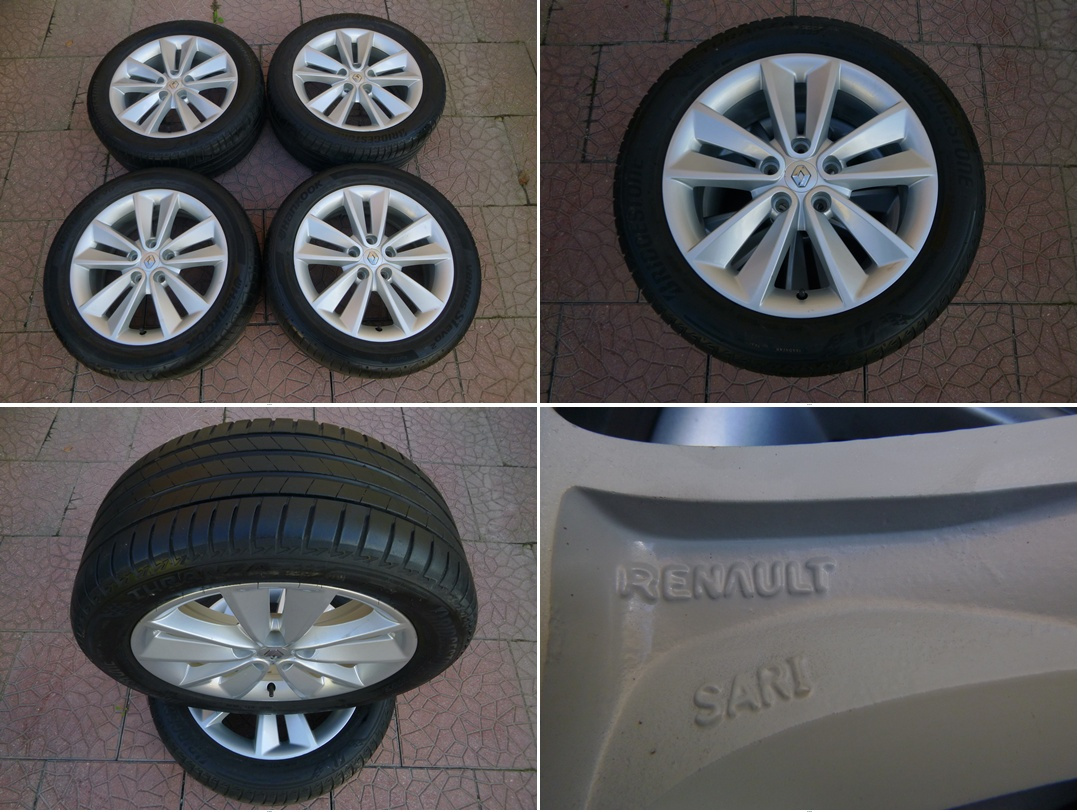 Letní sada alu disky - originál Renault 5x114,3 7Jx17 ET49