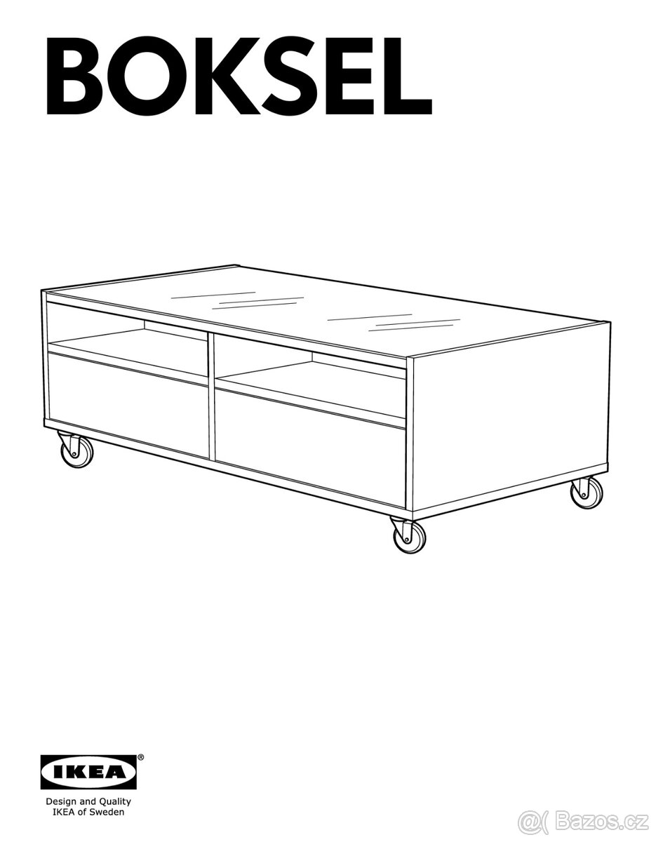 Ikea Boksel - konferenční stolek